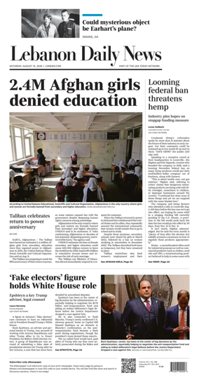 Cover of Lebanon Daily News