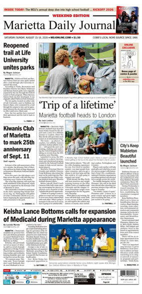 Cover of Marietta Daily Journal