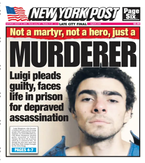 Cover of New York Post