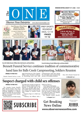Cover of Observer News Enterprise