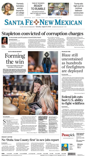 Cover of Santa Fe New Mexican