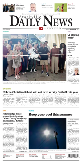 Cover of Starkville Daily News