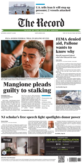 Cover of The Bergen Record