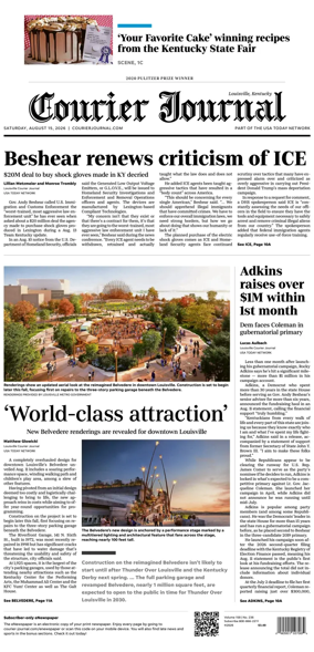 Cover of The Courier-Journal (Louisville)