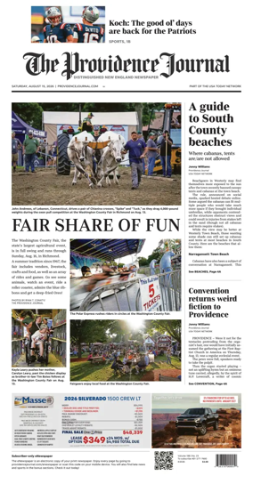 Cover of The Providence Journal