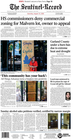 Cover of The Sentinel-Record