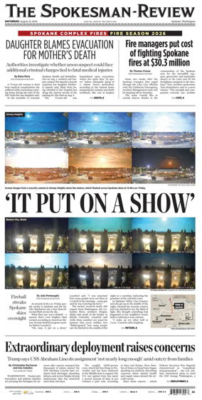 Cover of The Spokesman-Review (Spokane)