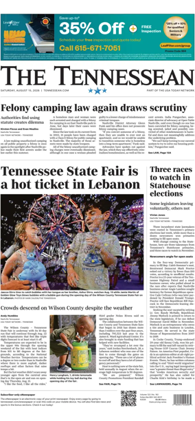 Cover of The Tennessean