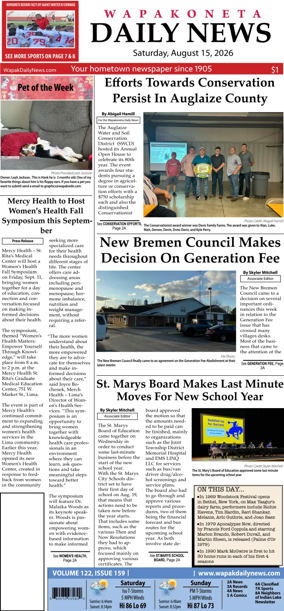 Cover of Wapakoneta Daily News