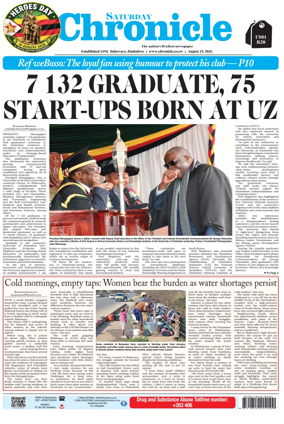 Cover of Chronicle (Zimbabwe)