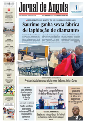 Cover of Jornal de Angola