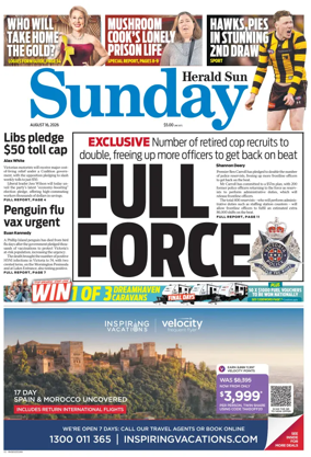 Cover of Herald Sun