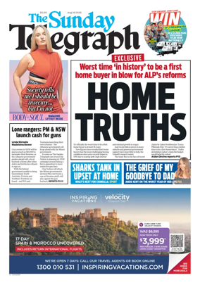 Cover of The Daily Telegraph (Sydney)