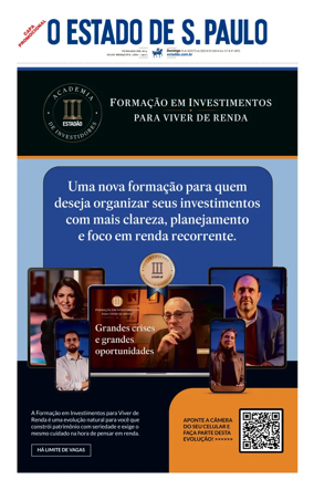 Cover of O Estado de S. Paulo