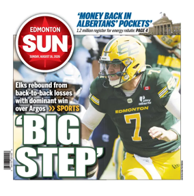 Cover of Edmonton Sun