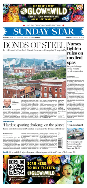 Cover of Toronto Star