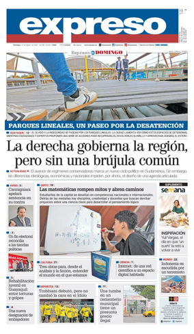 Cover of Diario Expreso