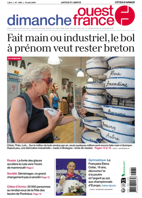 Cover of Dimanche Ouest France (Cotes-d'Armor)