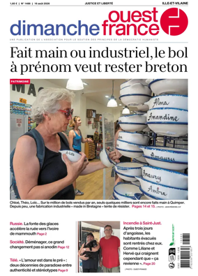 Cover of Dimanche Ouest France (Ille-et-Vilaine)