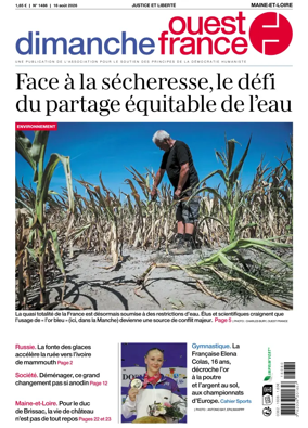 Cover of Dimanche Ouest France (Maine-et-Loire)