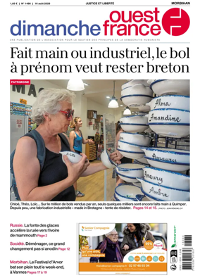 Cover of Dimanche Ouest France (Morbihan)