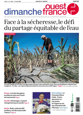 Cover of Dimanche Ouest France (Sarthe)