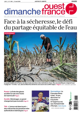Cover of Dimanche Ouest France (Vendee)