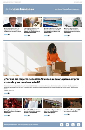 Cover of Euronews Business (Spanish) Compiled Edition