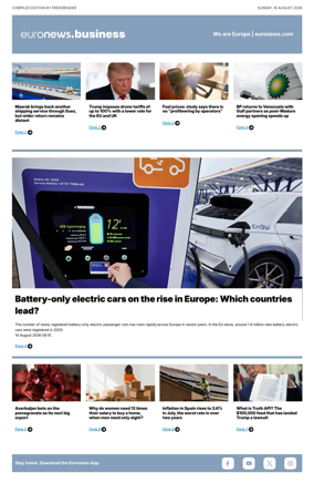 Cover of Euronews Business