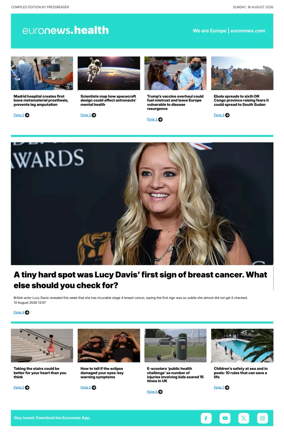 Cover of Euronews Health (English) Compiled Edition