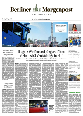Cover of Berliner Morgenpost am Sonntag