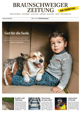 Cover of Braunschweiger Zeitung am Sonntag