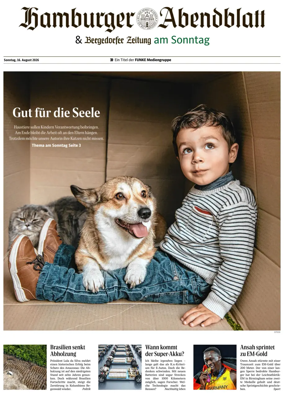 Cover of Hamburger Abendblatt am Sonntag
