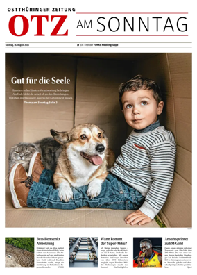 Cover of Ostthuringer Zeitung (OTZ am Sonntag)
