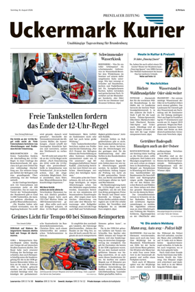 Cover of Prenzlauer Zeitung
