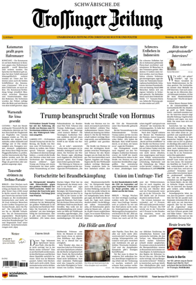 Cover of Trossinger Zeitung