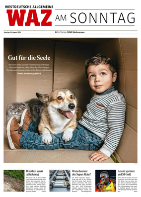 Cover of Westdeutsche Allgemeine Zeitung (WAZ am Sonntag)