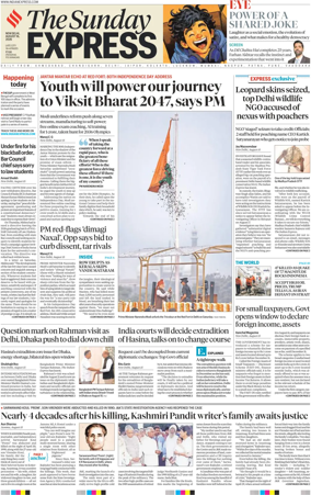 Cover of The Indian Express