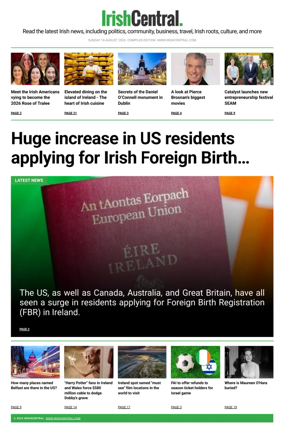 Cover of Irish Central