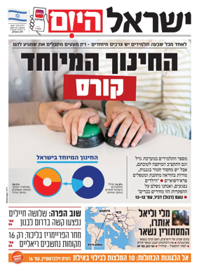 Cover of Israel Hayom