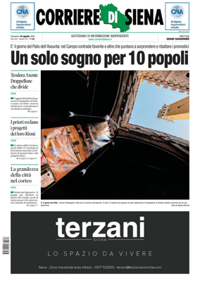 Cover of Corriere di Siena