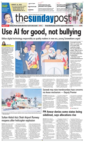 Cover of The Borneo Post (Sarawak)