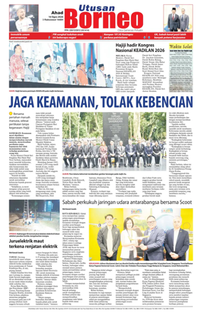 Cover of Utusan Borneo (Sabah)