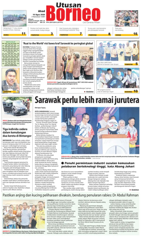 Cover of Utusan Borneo (Sarawak)