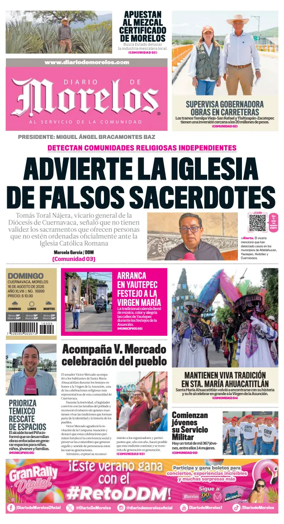 Cover of Diario de Morelos