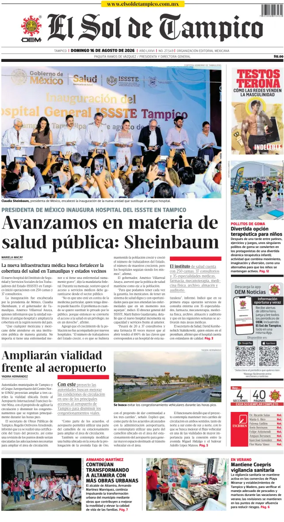 Cover of El Sol de Tampico