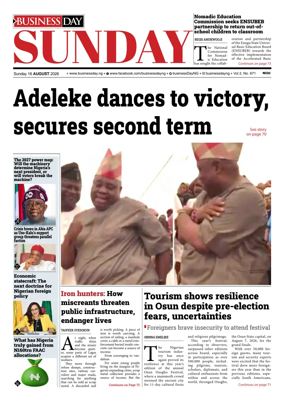 Cover of Business Day (Nigeria)