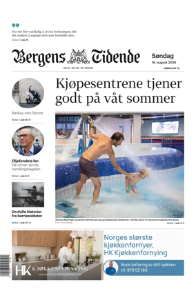 Cover of Bergens Tidende