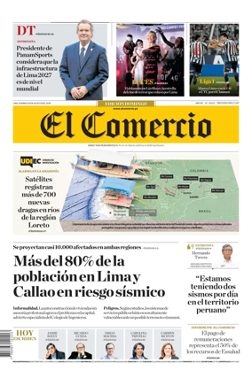 Cover of Diario El Comercio