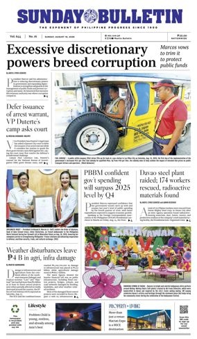 Cover of Manila Bulletin